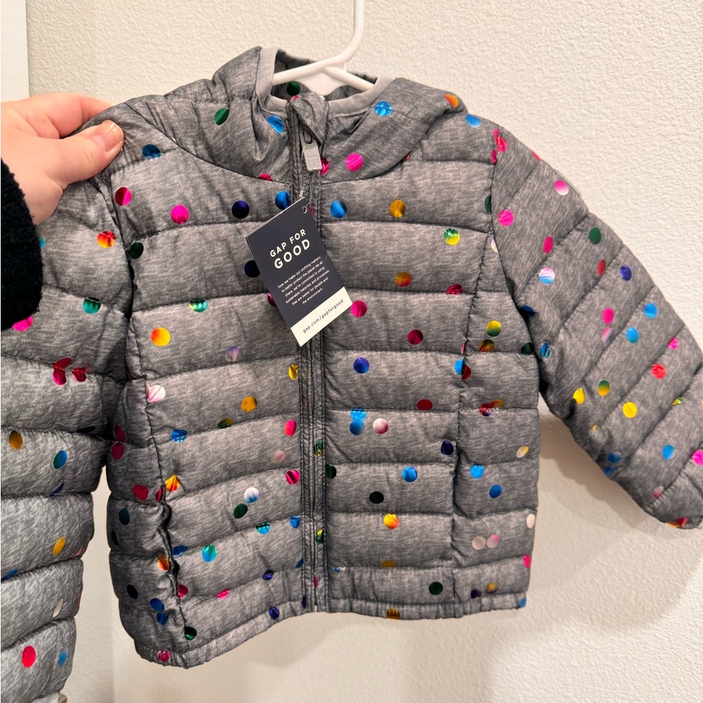 GAP girls puffer jacket NWT